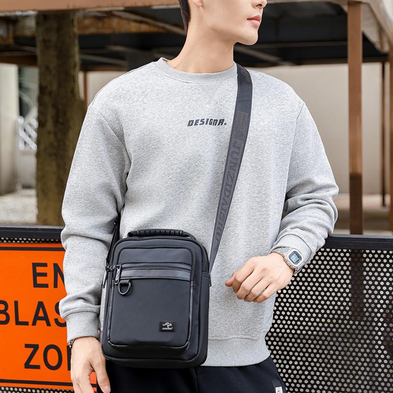 Men Bags Shoulder Bag  900D PU Travel Men Crossbody Bag Top Handle Design Men Handbag Shoulder Bags Messenger Pouch