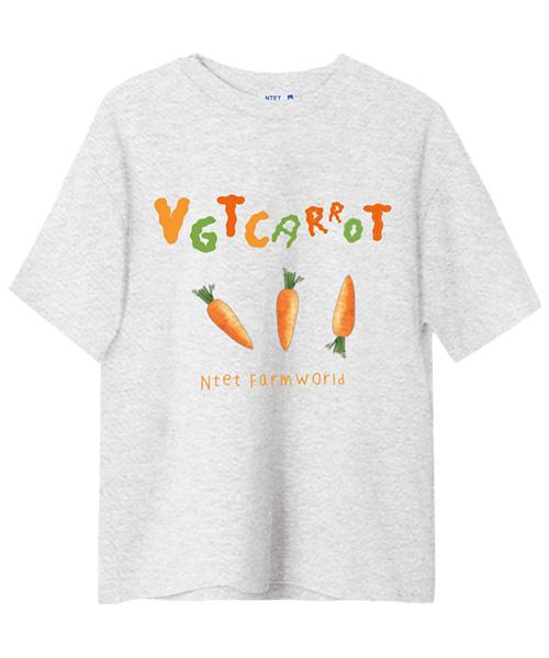 Entity Palm World Carat Short Sleeve T-Shirt White Melange White Melange/M