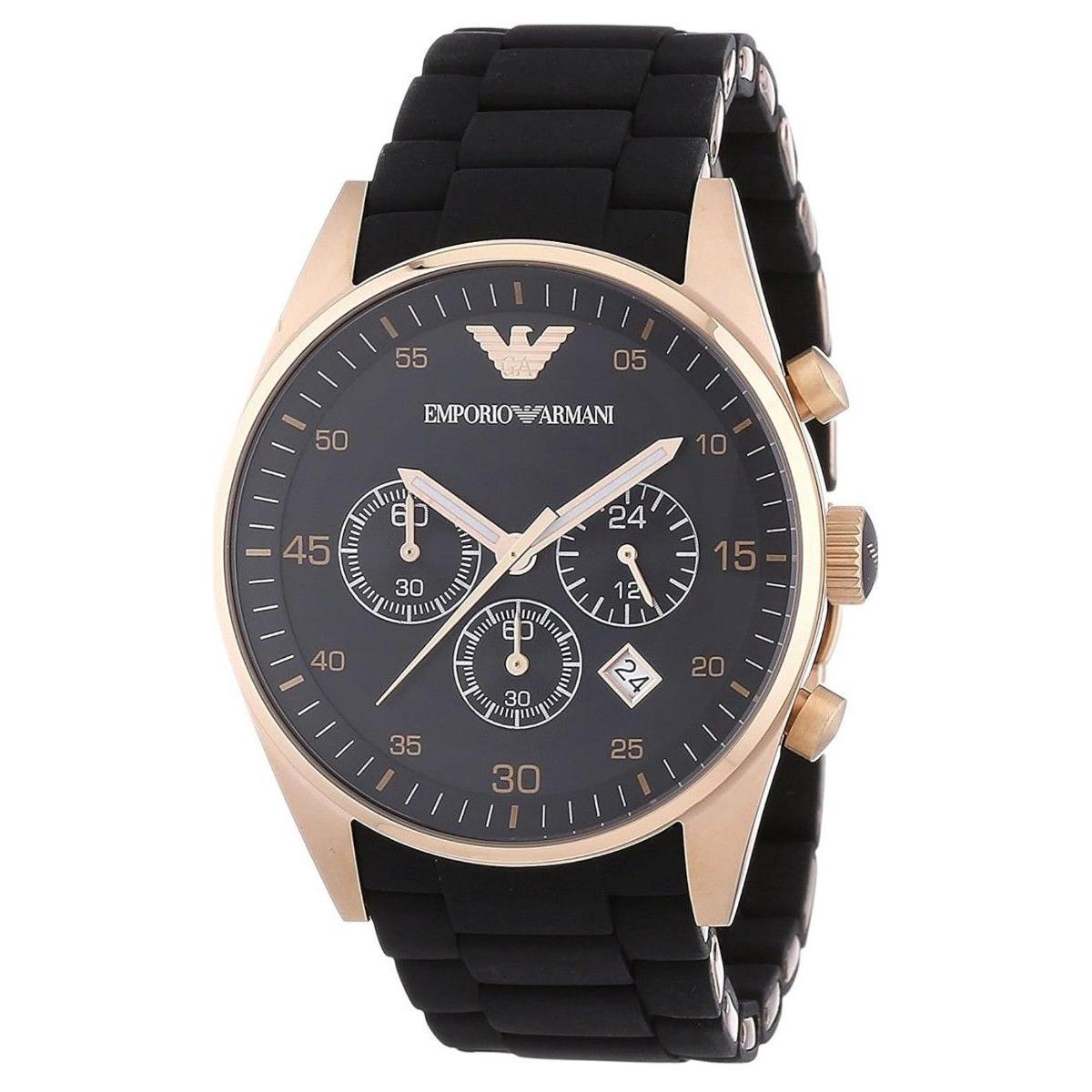 Used Working item EMPORIO ARMANI Emporio Armani chronograph watch Emporio Armani AR men s watch