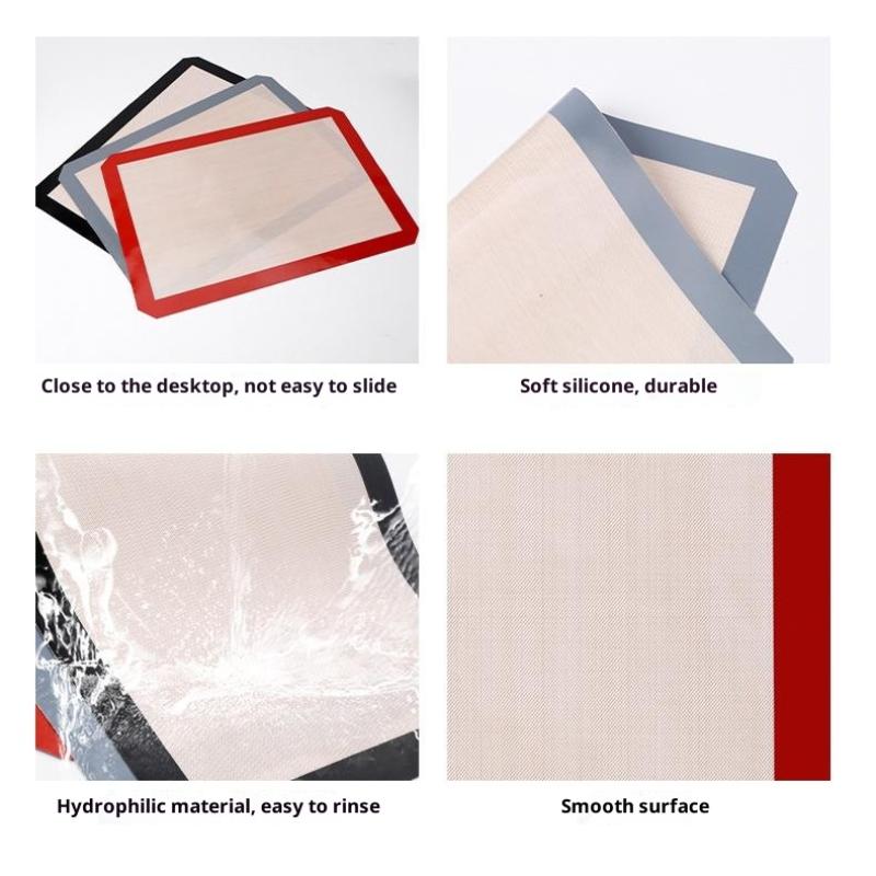 Silicone Baking Mat Sheet Reusable Baking Cookie Sheet Non-Stick Heat Resistant Baking Mat For Oven Grill Microwave Kitchen Tool