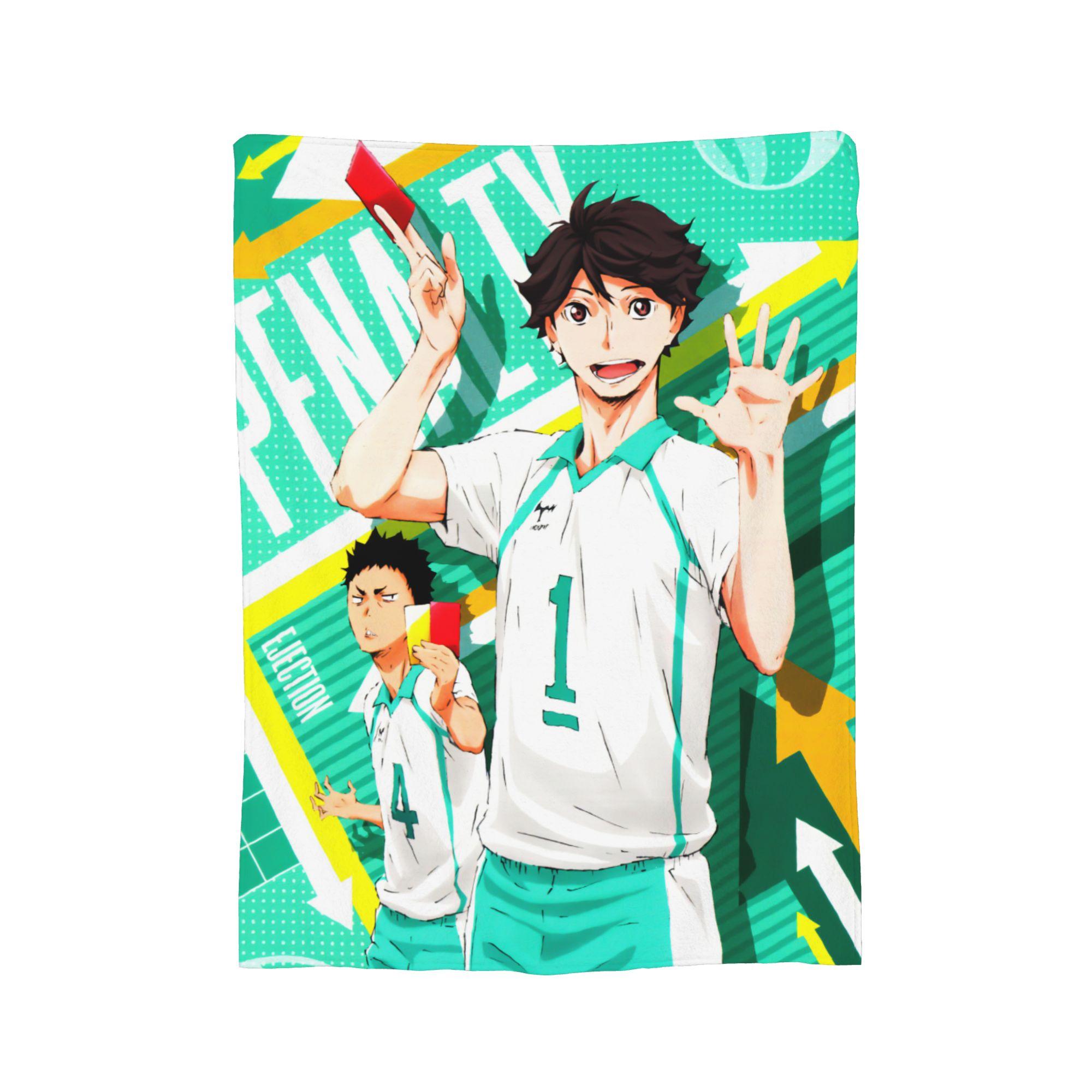 

Haikyuu Японское Аниме Одеяла Флис Зима Многофункциональное Легкое Плед Одеяло для Кровати Уличное Покрывало 30x40in