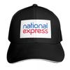 National Express Baseball Cap Quick Dry Performance Cotton Twill Breathable Contrast Two Tone Brim