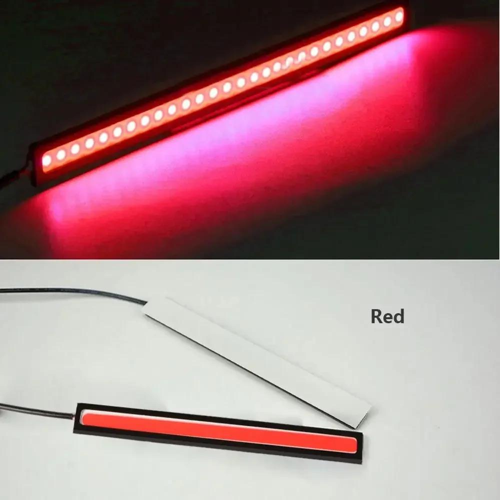 1/2pcs 17cm COB DRL LED 12V 6000K Waterproof Daytime Running Light Auto Strip Light Car COB Fog Lamp Car Styling Led DRL Lamp