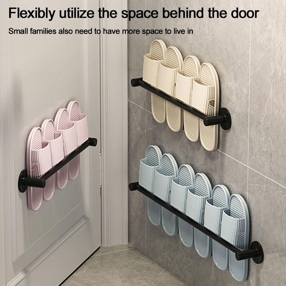 Wall Mount Towel Rack Hanger Holder Storage Shelf Useful Clothes Holder