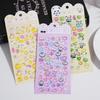 New 3D Embossed Stickers Cartoon Stickers Phone Case Decorations Planner Stickers Stationery Stickers Party Favors