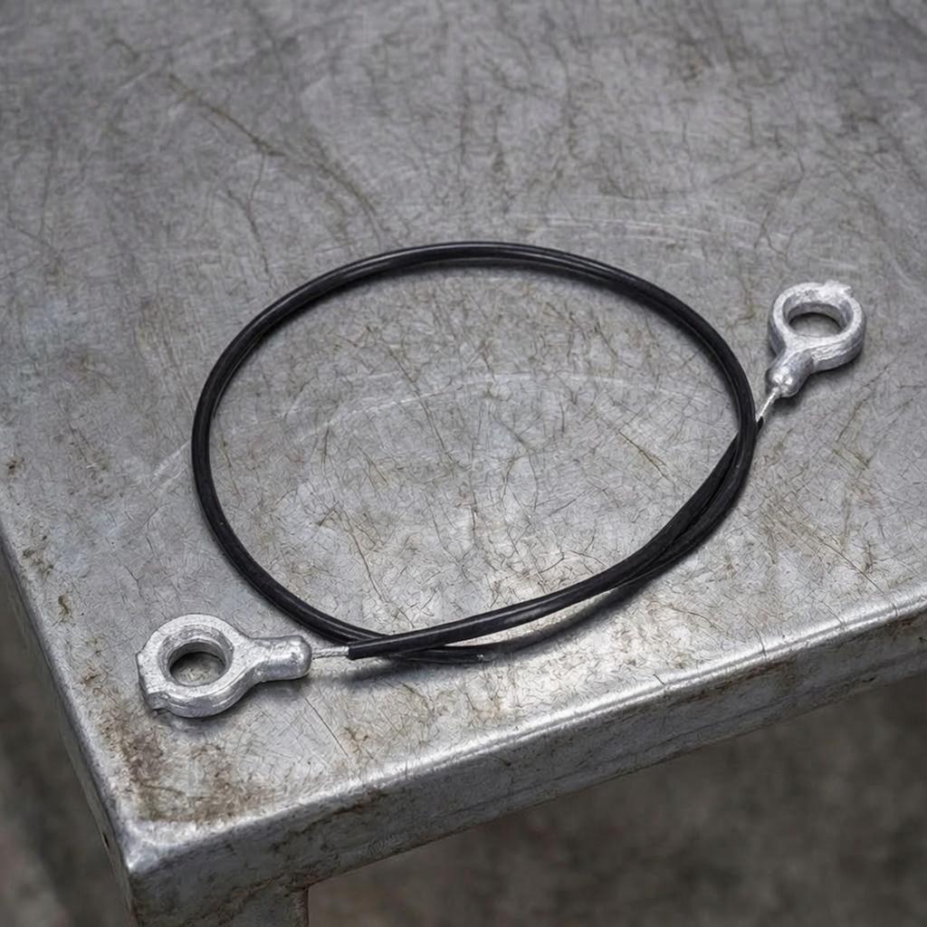 Flexible Control Cable with Crimped Replacement Loop End Fittings