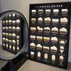 1pc Coffee Guide Espresso Americano Quotes Poster Self-adhesive Art Waterproof Paper Sticker Coffee House Bar Room Wall Decor