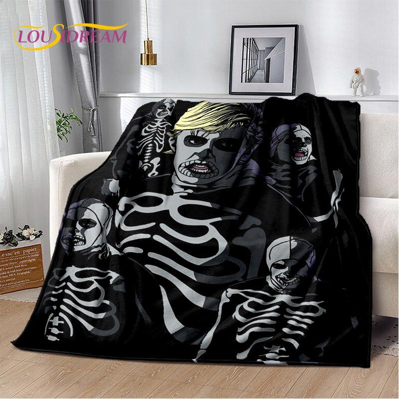 TV Karate Cobra Kai Amanda Měkká plyšová deka, flanelová deka vrhací deka do obývacího pokoje Ložnice Pohovka Pohovka Piknikový kryt pro děti