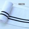 Elastischer Baumwoll-Spandex-Stretch-Strickbündchen, Taillenbund, Bein-/Arm-/Kragen-/Saum-Rippbesatz, Jersey, Baseball-Mantel-Accessoire, 80 cm Rippenstoff