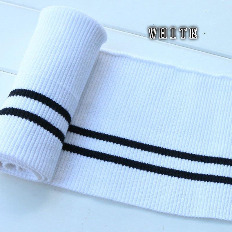 Elastischer Baumwoll-Spandex-Stretch-Strickbündchen, Taillenbund, Bein-/Arm-/Kragen-/Saum-Rippbesatz, Jersey, Baseball-Mantel-Accessoire, 80 cm Rippenstoff