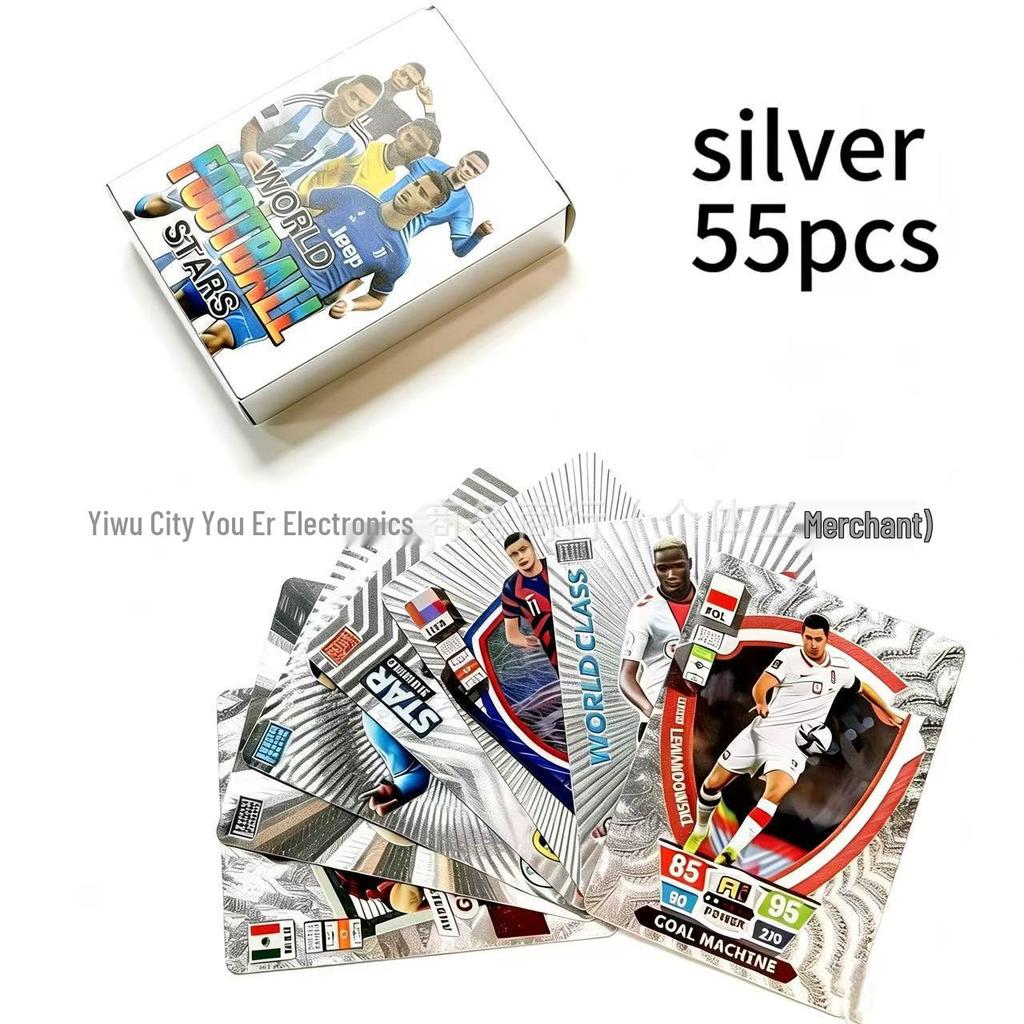 2026 World Cup Collectible Star Cards: Messi & Ronaldo in Gold Foil (55 sheets)