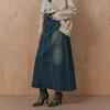 MAxzA NAturAl WAshing A Line Denim Skirt Zc10qs009on