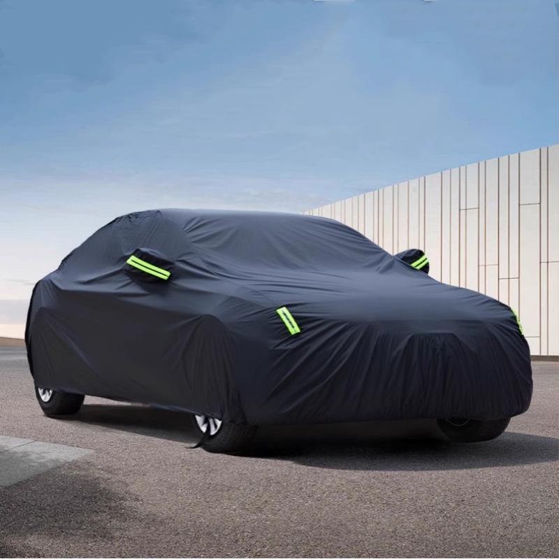 190T Full Car Cover: Sun & Dust Protection, Heat Insulation, Sunshade