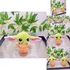Adorable Star Wars Baby Yoda Plush Doll Keychain Soft Stuffed Toy For Collector