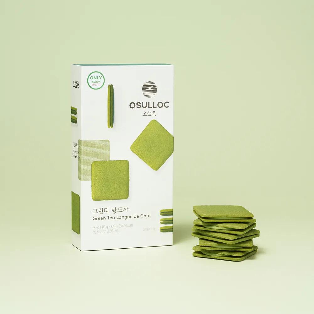 OSULLOC Green Tea Langue de Chat 6ea