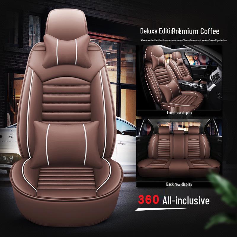 A1 Full Leather Car Seat Cushion - Universal Sport Design