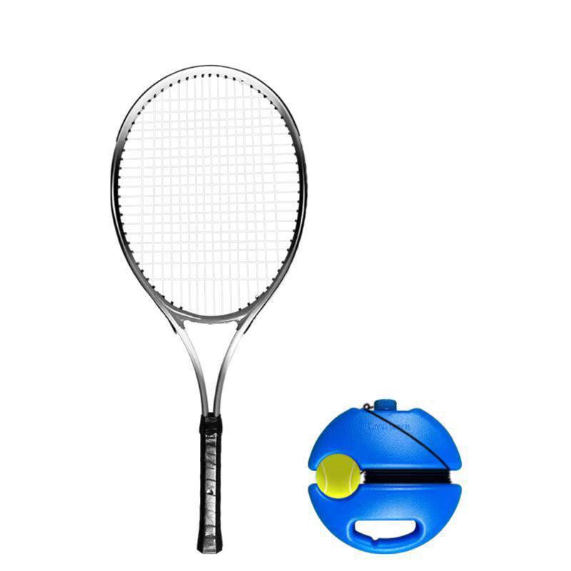 Tennis Trainer Racket Set: Adult & Kids Rebound Net Racket for Home Use