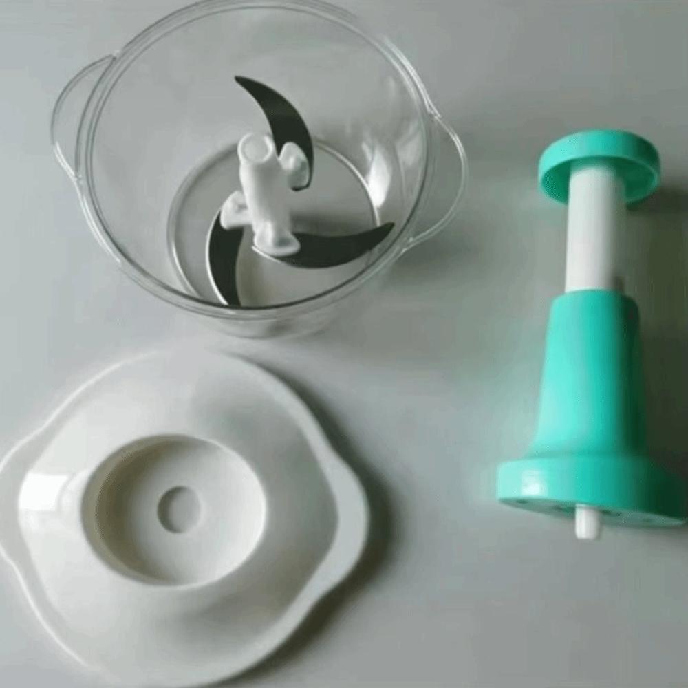 Manual Press Vegetable Mincer Removable Handheld Food Chopper Garlic Mincing Machine  for Home