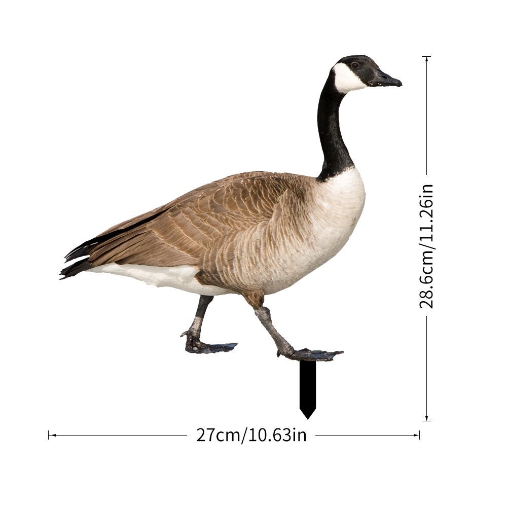 YKLU069-256 3D Rooster, Hen, Duck & Pig Outdoor Garden Decoration Plug