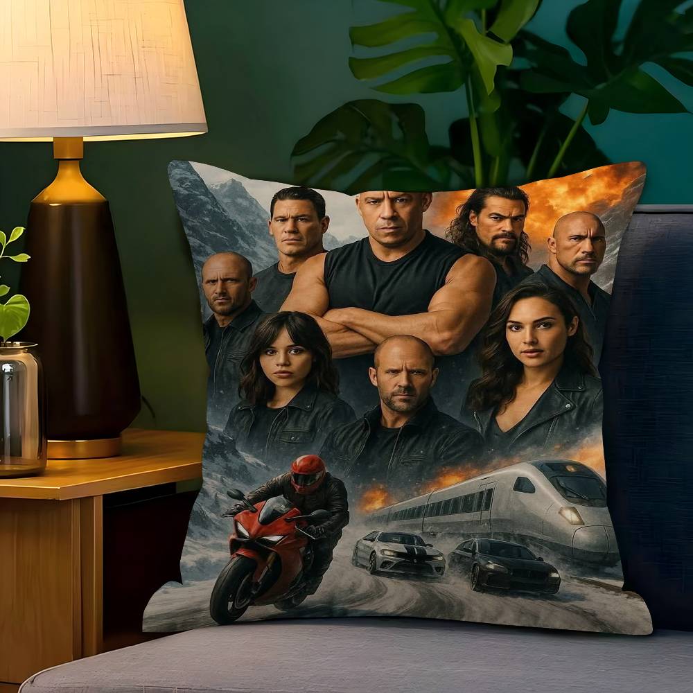 Classic Adventure Crime Movie Fast & Furious Cushion Cover 30 50cm Polyester Sofa Cushions Decorative Throw Pillows