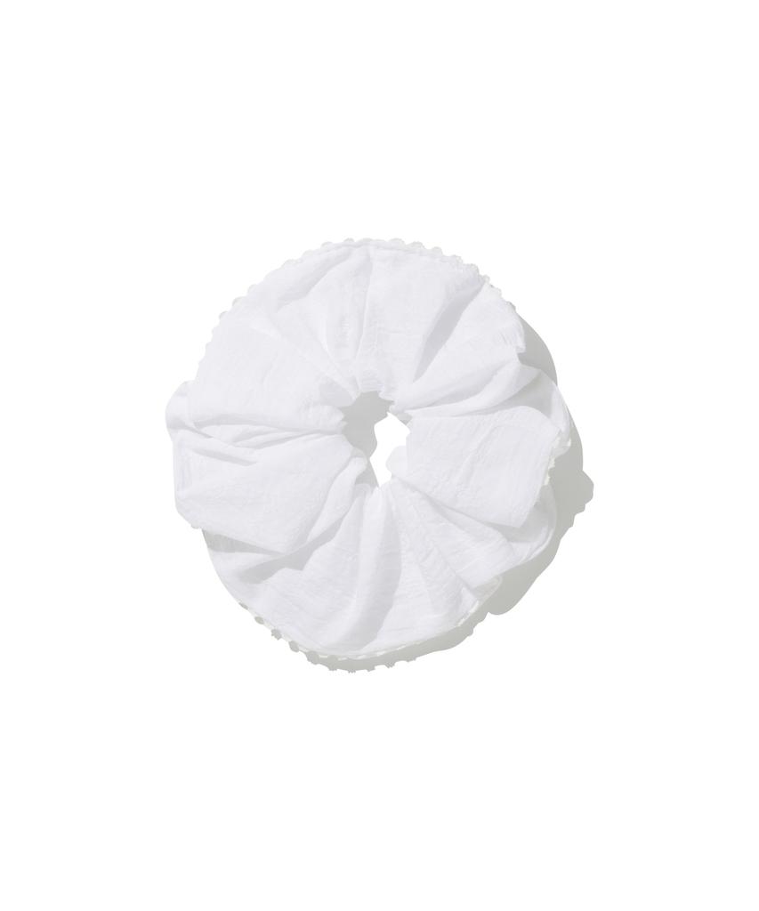 Covernat Woman Star Scrunchie White