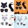 Cat Mask And Tail Set for Girls Halloween Costume Fun
