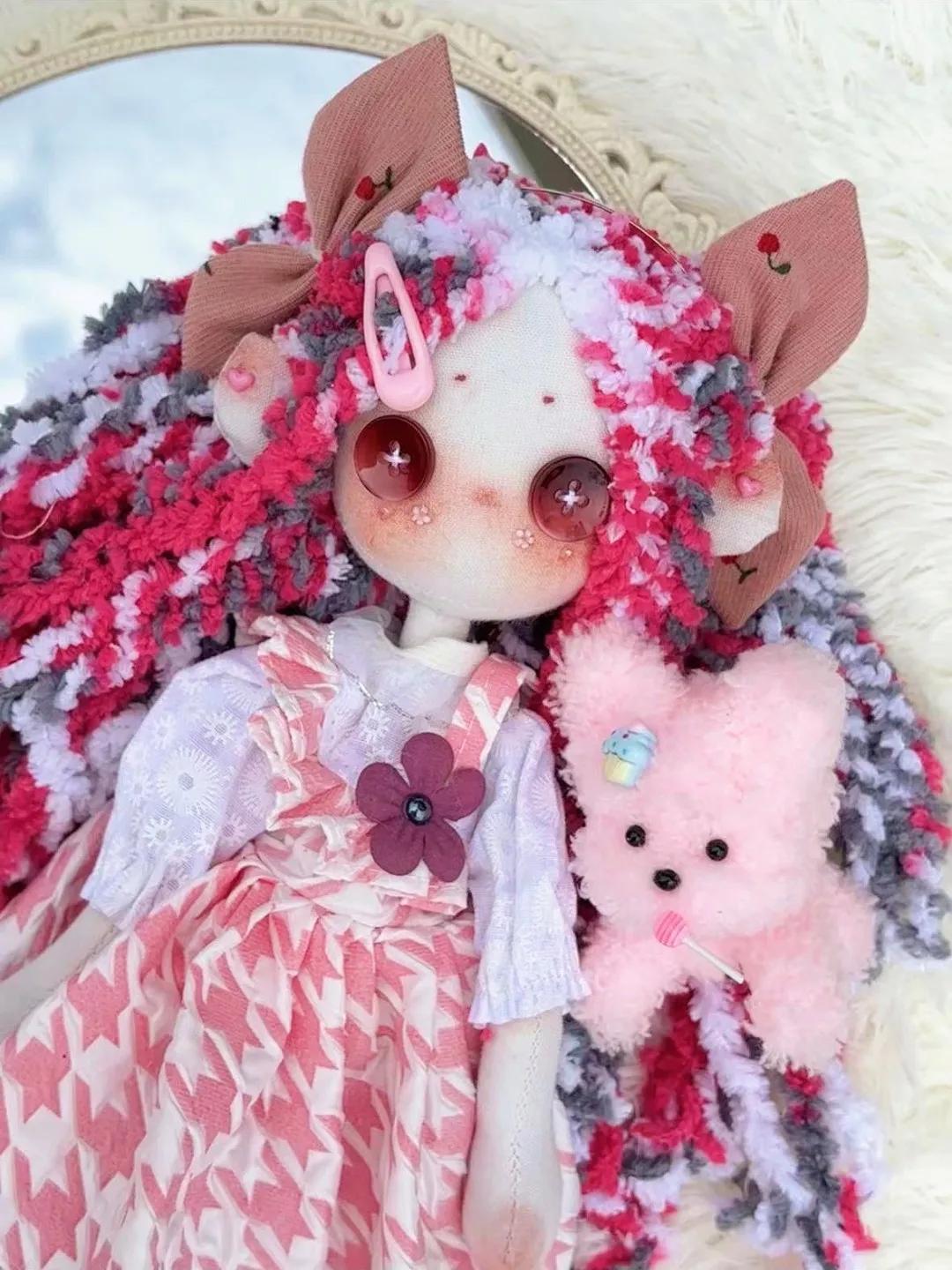 

A Gentle Wind‘S Tale: Ghost Mom Button Doll A Charming Handmade Gift With Dress And Headdress