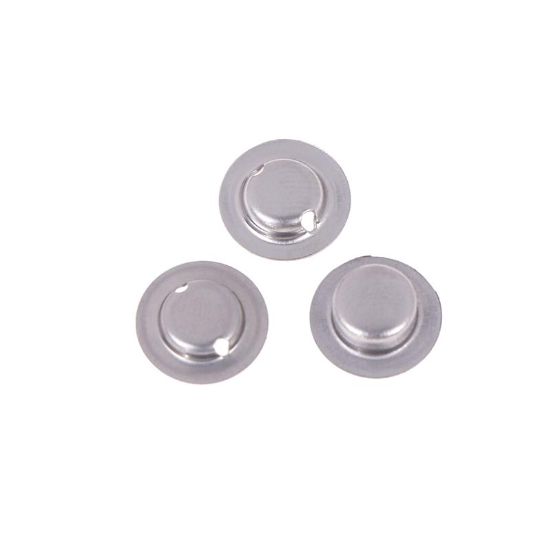 100 Stück/Los 18650 Batterie Flachkopf Zum Ändern der Spitzenkappe 18650 Lithiumbatterie Positiver Punktschweißspitzenkappe Batteriezubehör