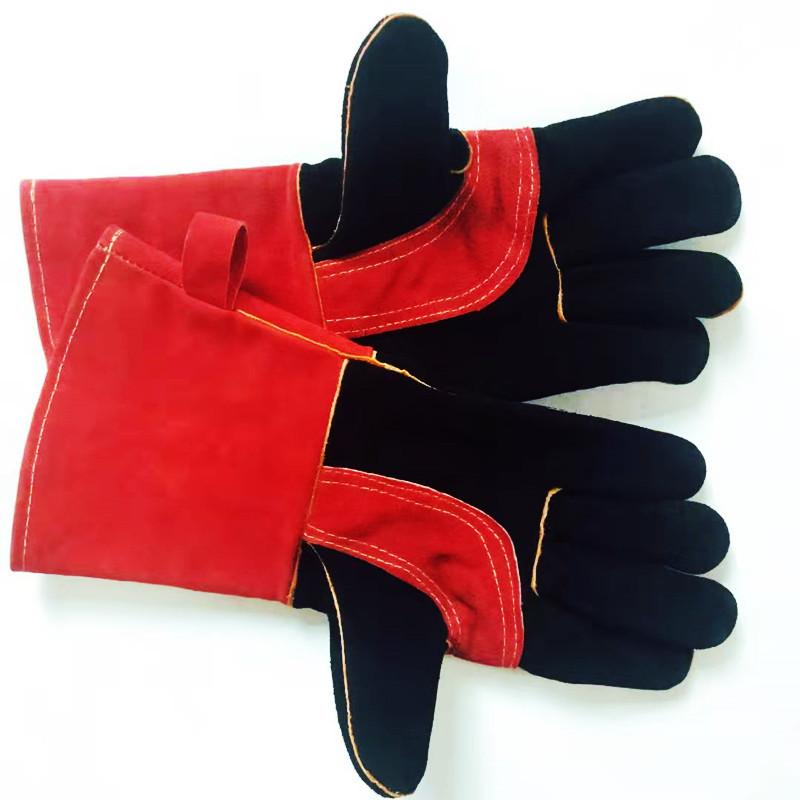 High-temperature resistant fireproof barbecue gloves, heat-resistant camping gloves M