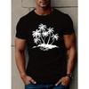 Coconut Palm Men's Short Sleeve T-shirt Summer T-shirt Top