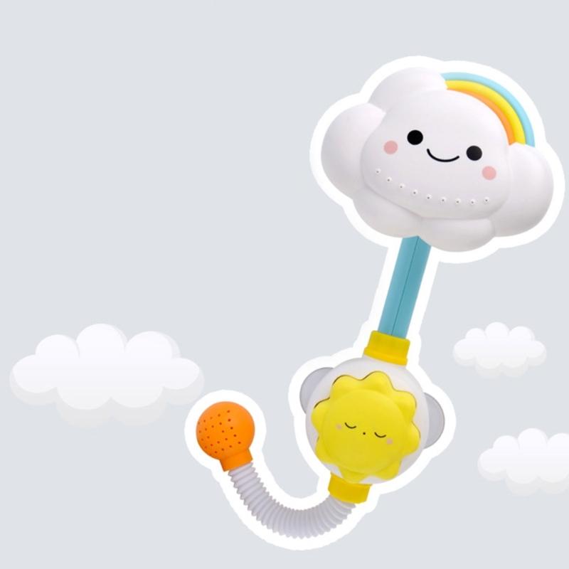 Bath Toy for Toddlers Age 1 2 3 Years Old Girl Boy Baby Bathtub Water Toy Shower Head Infant Toy with Suction Cups