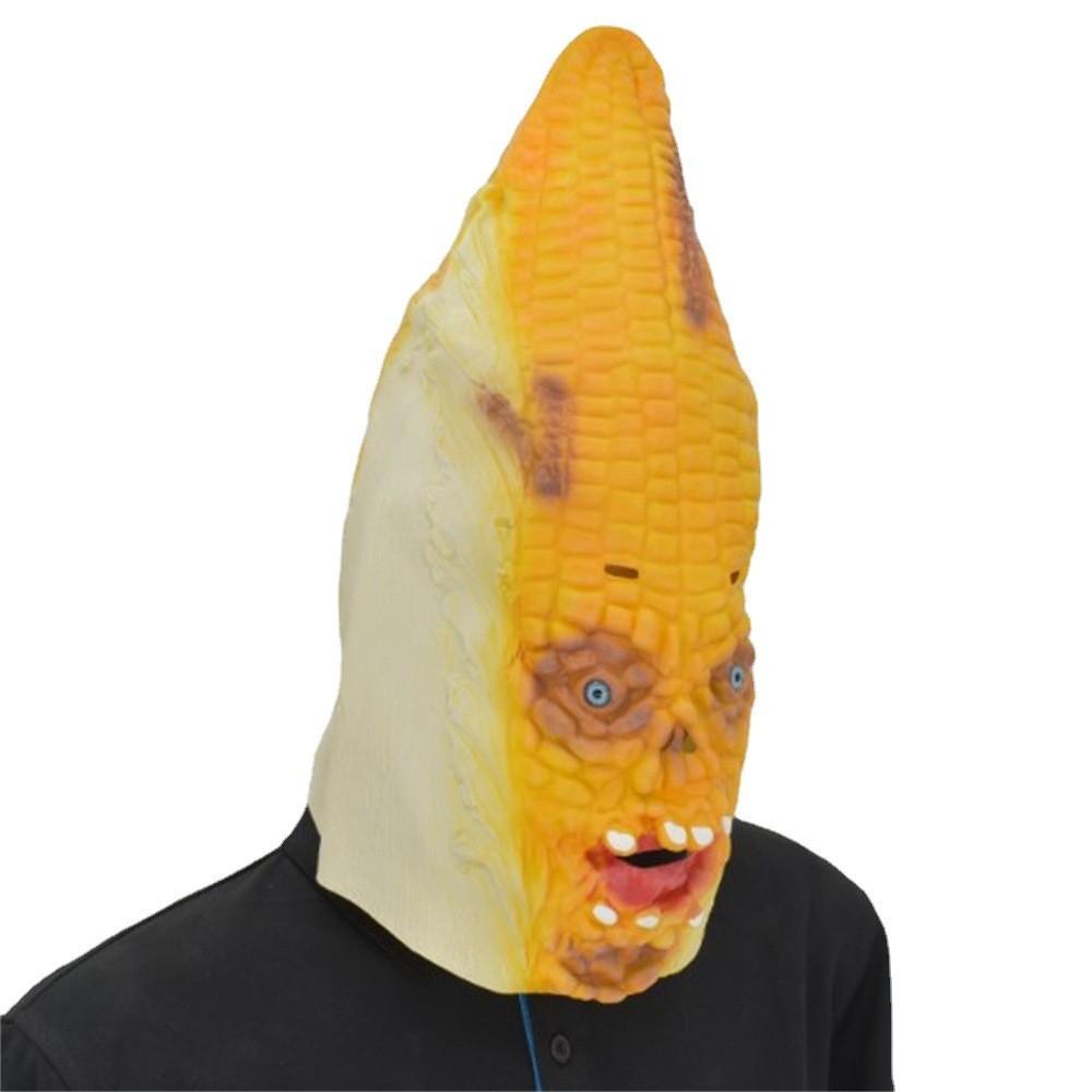 Corn Monster Mask Latex Cosplay Costume For Halloween Parties