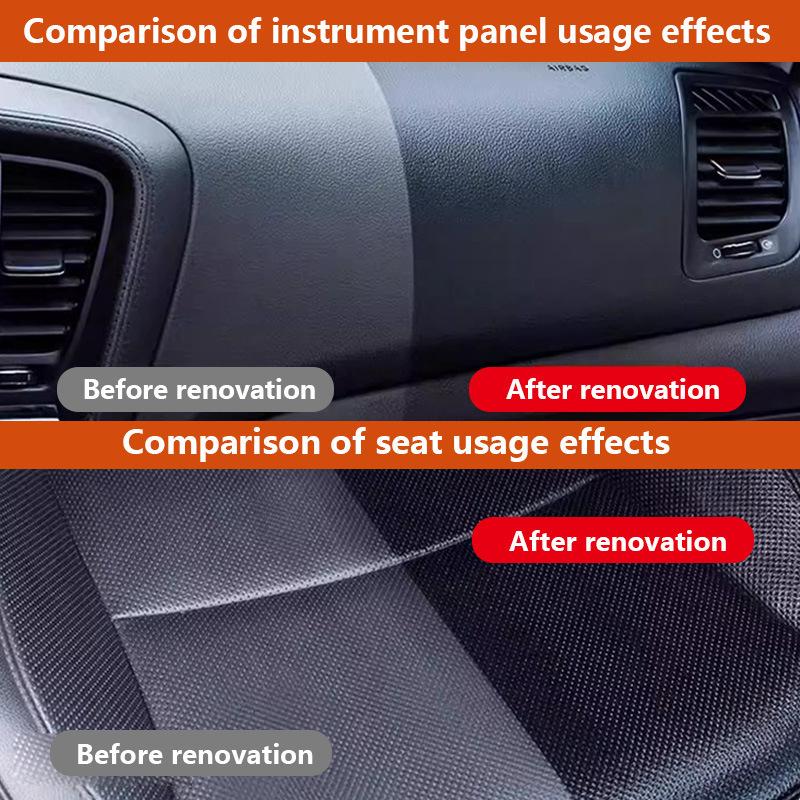 Car Plastic Leather Restorer Paste Dashboard Polish Interior Anti-Cracking Wax Universal