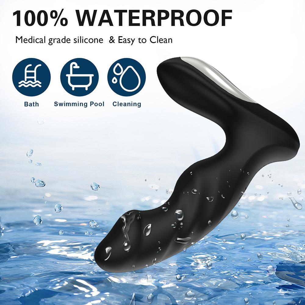 Male Prostate Massager Anal Plug Vibrator for Men APP Control Dual Vibrating Butt Plug Perineum Stimulator Sex Toy for Couples