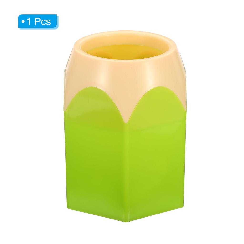 1Pcs Pencil Shaped Make Up Brush Pen Holder Pot Office Stationery Storage Organizer School Supplies for Kids Cute Pens Holder