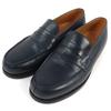 Mocasin J.M WESTON 180 Signature excelent Pantofi din piele Eșarfă bleumarin din cutie Bărbați din piele Folosit