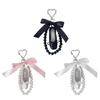 Multi Function Key Holder Phone Strap Key Organiser Designed With Ballet Shoe Charm For Practical Fashion Use