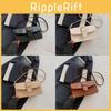 Trendige PU Crossbody Tasche für Damen Stilvolle Retro Sommer Kleine Quadratische Tasche