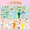 Large Creative Pony Stickers: Cute Cartoon Animals for Children's DIY Decor & Rhythm Box