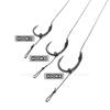 3pcs/pack Carp Fishing Blow Back Rig Barded And Barbless Hook Size 2 4 6 With Fishing Line Anti Tangle Sleeve Carp Fishing Terminal Tackle Accessories