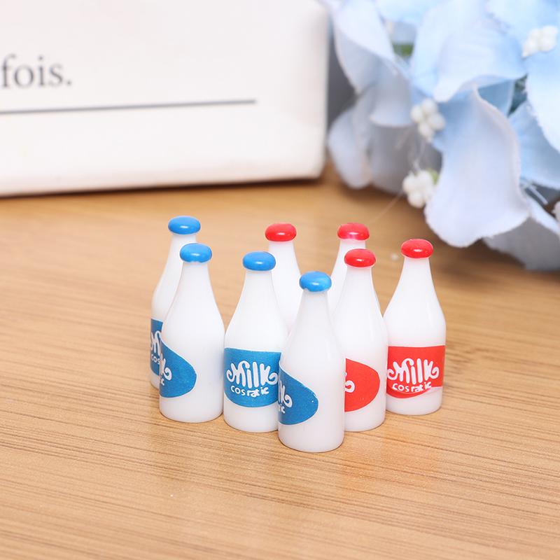 4Pcs 1/12 Dollhouse Miniature Milk Model Dolls House Kitchen Accessories Toy