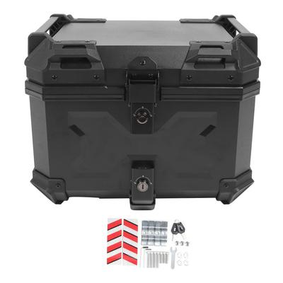 Bauletto Moto 45L Universale Impermeabile Portaoggetti Posteriore Valigie Portautensili Bauletto da Turismo