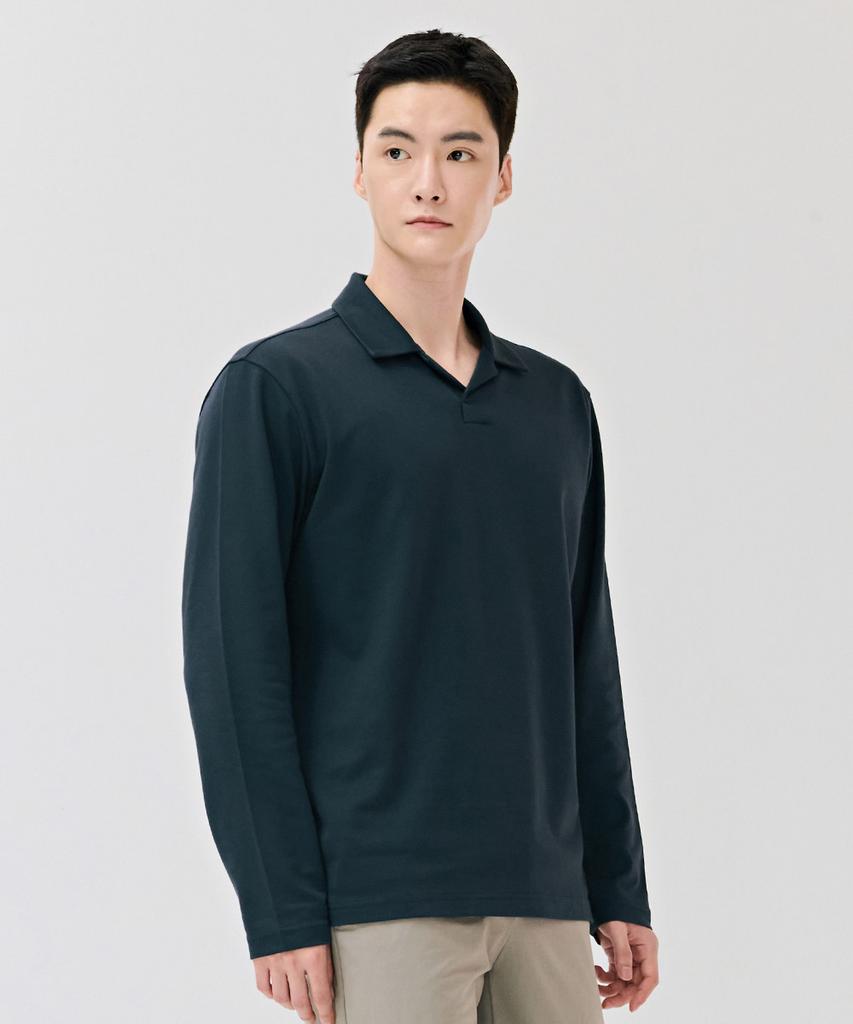 CHASECULT Men'S Open-Neck Collared T-Shirt-Dezk5106B0G