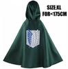 Anime Cloak Shingeki No Kyojin Scouting Legion Raincoat Cos Green Cape Mens Clothes Cosplay Costume Women Attack