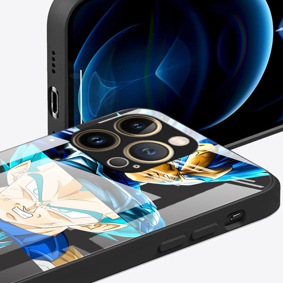 Case for iPhone 17 Pro Max 8 15 Plus 16 11 XR Air 12 14 13 Glass Phone Cover D-ragonS B-allS Goku