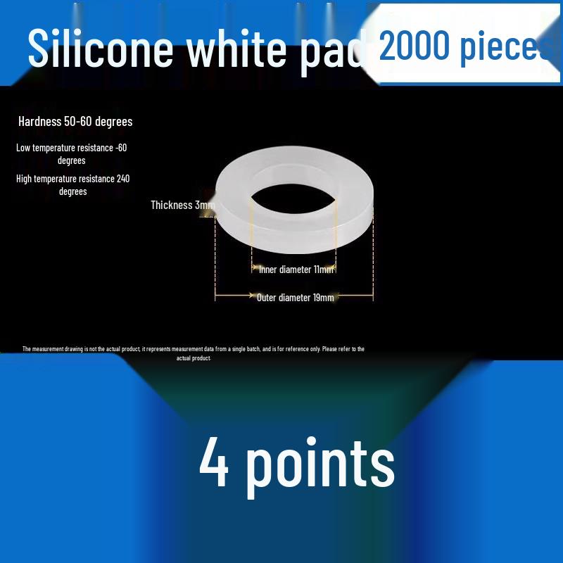 Silicone High-Temp Waterproof Gasket & Shock Absorbing Seal Pad