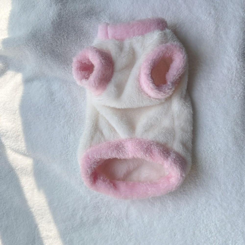 Teddy Style Dog Sweater Soft Plush Cat Hoodies New Puppy Winter Vest  Cold Weather