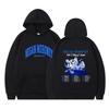 Felpa da Uomo Am I Okay Tour - Pullover Oversize in Misto Cotone con Stampa Grafica Unisex Stile Streetwear