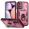 For Samsung Galaxy A15 4G/5G Case TPU+PC Slide Camshield Kickstand Phone Cover