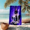 Personalized Customized Proof Beach Towel with Wednesday Addams Pattern - Soft, Absorbent,quick-drying,perfect Swimming,camping&bathing